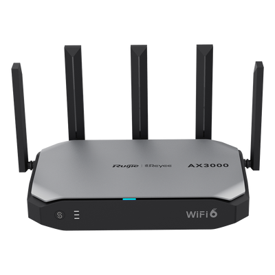 Reyee Router Wi-Fi Cloud con Mesh - Wi-Fi 6 2x2 | 5 Porte RJ45 10/100 /1000 Mbps - Supporta fino a 4 WAN per il failover o il bilanciamento - Fino a 1200 Mbps di larghezza di banda - Server VPN IPSec, L2TP, PPTP, OpenVPN - Controllo intelligente della lar