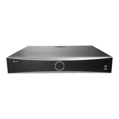 NVR video recorder with facial recognition - 32 CH video | Max resolution 32 Mpx - Facial recognition up to 4 channels - Comparison of up to 10,000 images - TrueSense, false alarm filter for vehicles and people - Supports 4 hard disks | Alarm