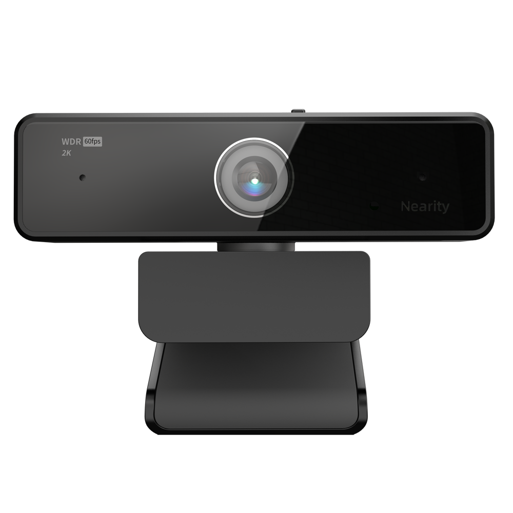 Nearity Webcam - 4 MP resolution - 90º viewing angle - Integrated dual microphone - USB 2.0 - Plug &amp; Play