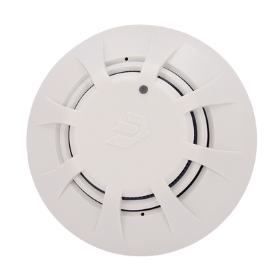 Jade Bird conventional optical detector - Adjustable sensitivity (3 levels) - LED with 360° vision - Remote indicator output - Does not include base - EN 54-7 certified