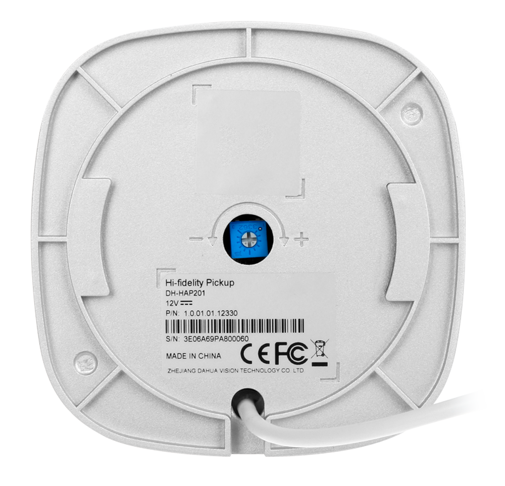 Microfono di marca - Esterno / Omnidirezionale - Alta qualità - 1~150  m2  Sensibilità -38dB [%VAR%] - Audio RCA / Jack DC12V - Riduzione del rumore e dei picchi