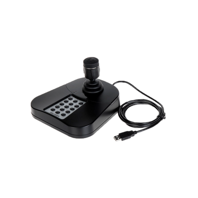USB keyboard - PC software control - Connection to DVR or NVR - Keyboard or joystick function - 3 axis joystick