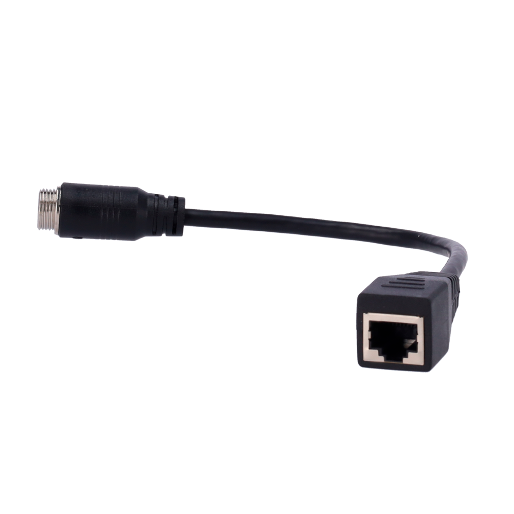 Streamax - Conversor 6PIN male to RJ45 hembra - Longitud 15cm