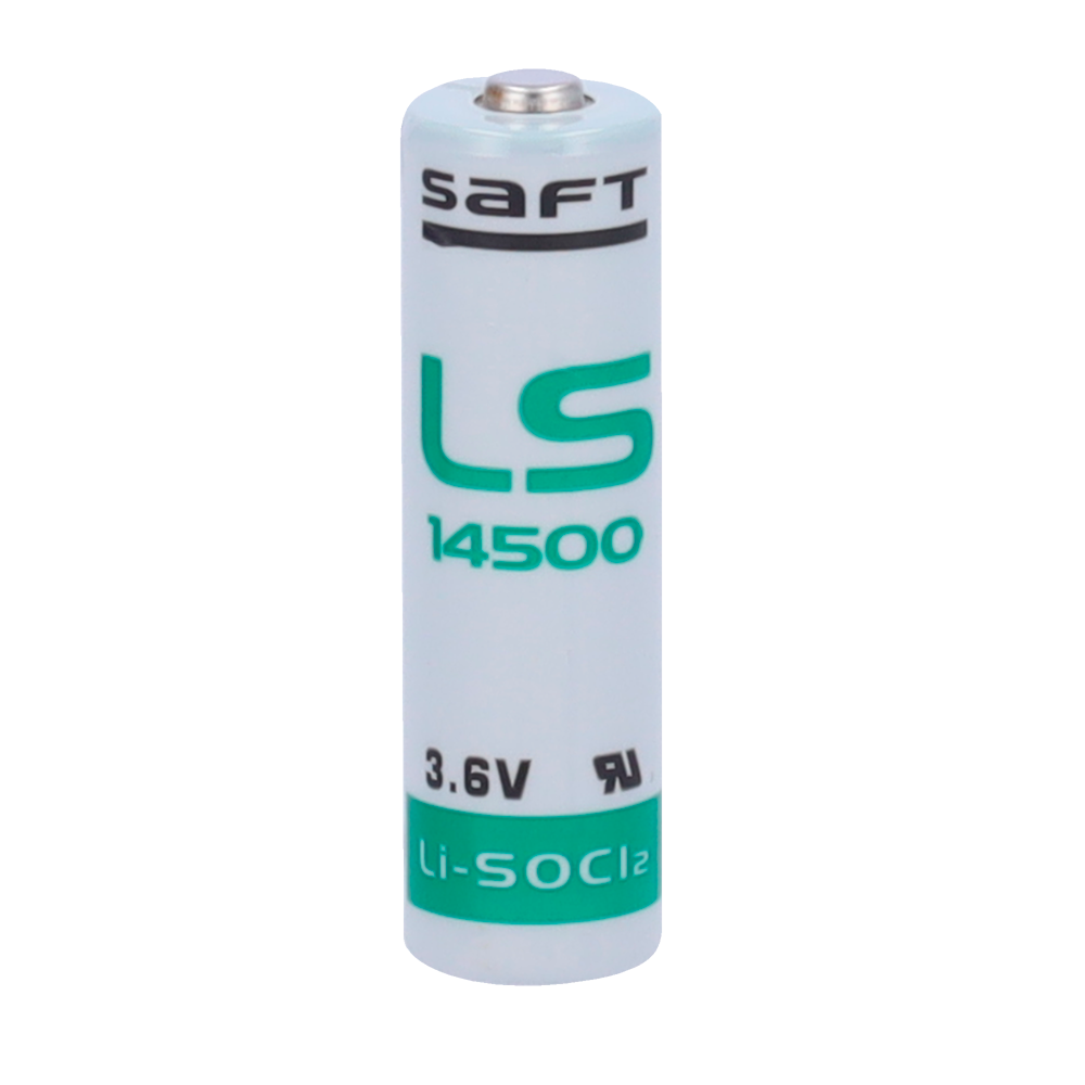 Saft - AA / LS14500 battery - Voltage 3.6 V - Lithium - Nominal capacity 2600 mAh - Compatible with products in the catalog