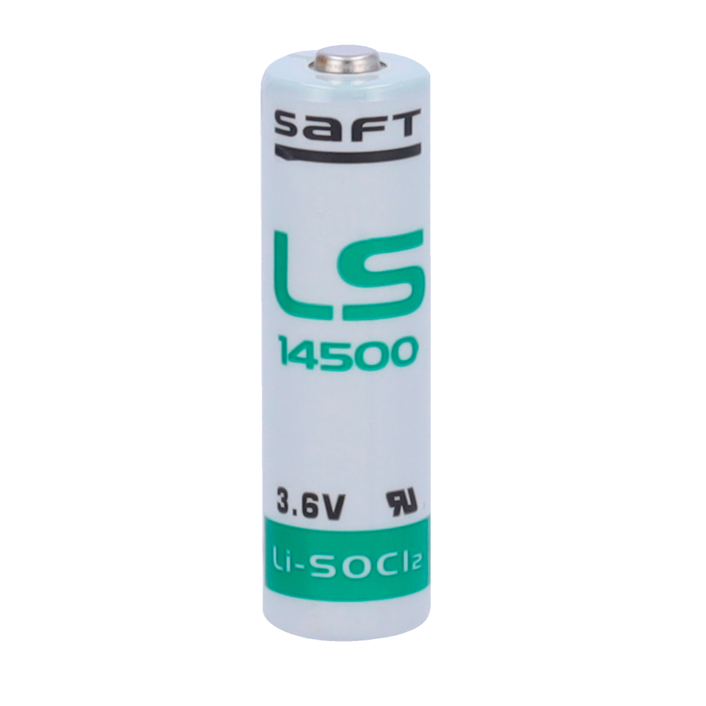 Saft - Batería AA/LS14500 - Voltaje 3,6 V - Litio - Capacidad nominal 2600 mAh - Compatible con productos del catálogo