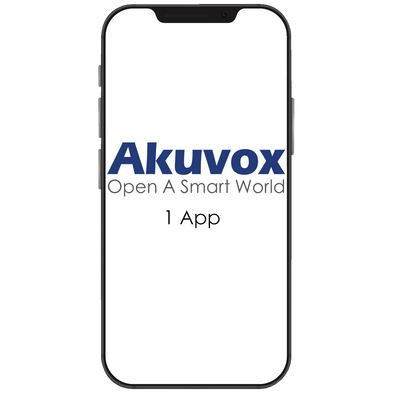 Akuvox - 1 App license - For additional Apps - For Apps without monitors in the apartments - Compatible with the Akuvox SmartPlus App