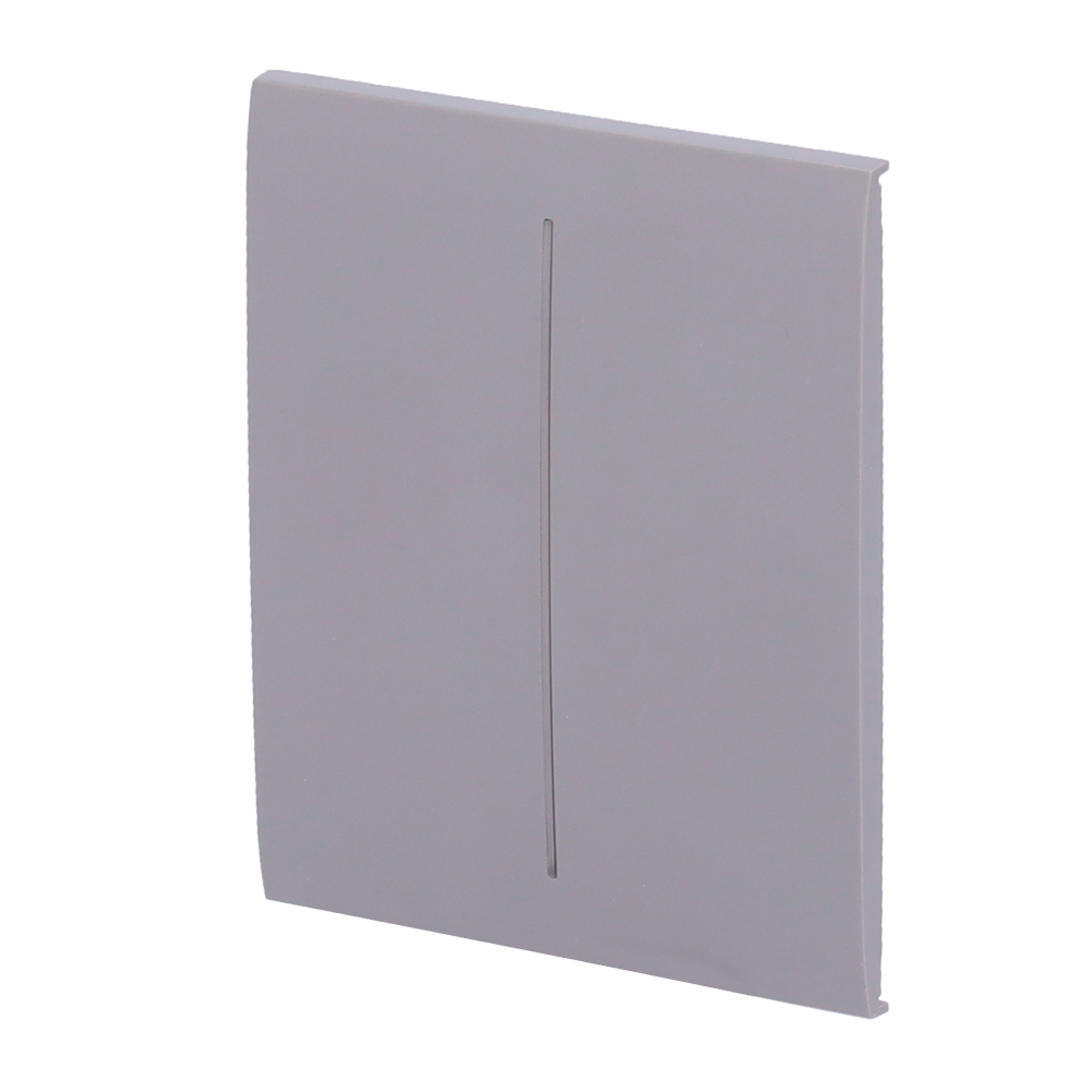 Ajax - LightSwitch CenterButton - Double Light Switch Touch Panel - Compatible with AJ-LIGHTCORE-2G - LED Backlight - Contactless Center Touch Panel - Gray Color