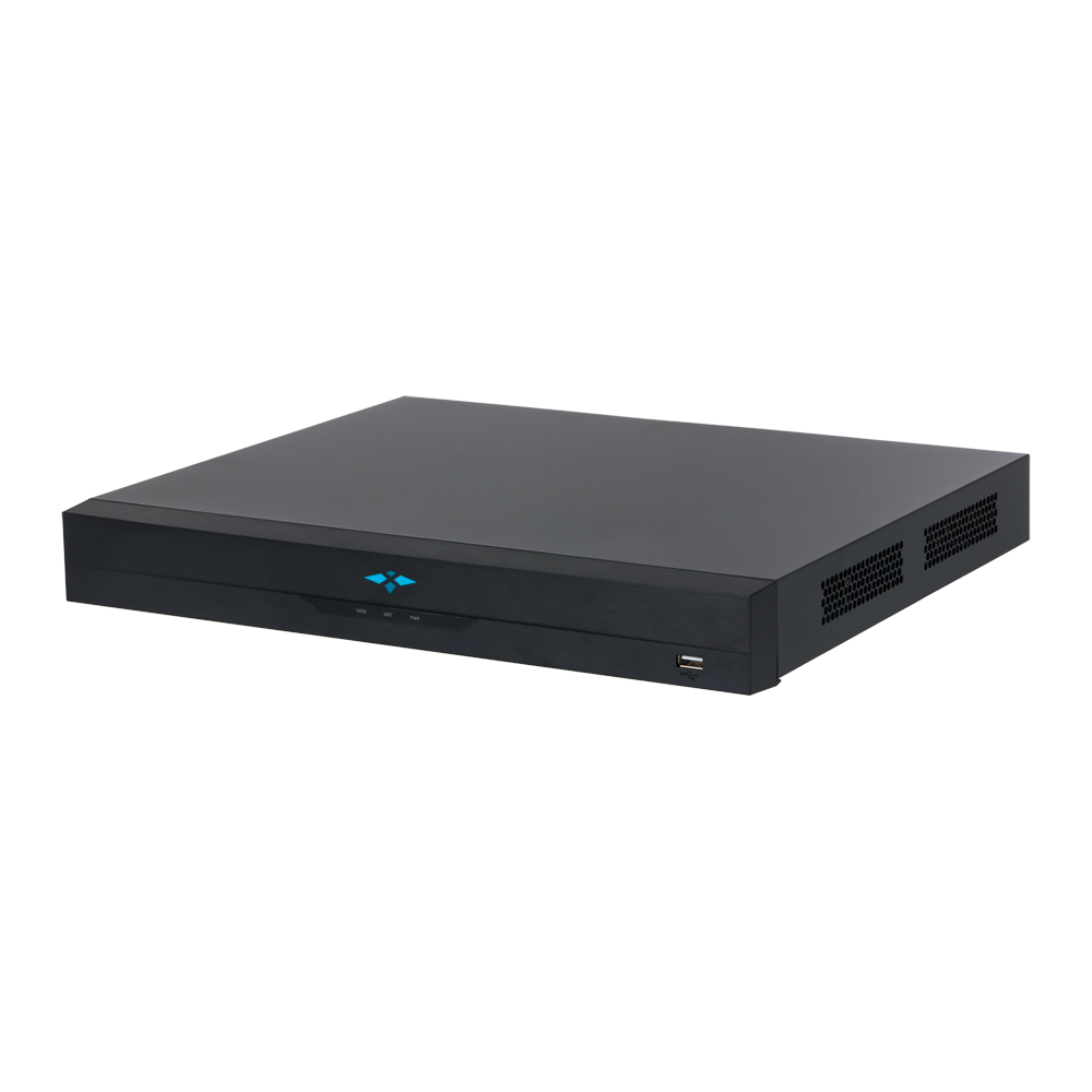 5n1 X-Security Video Recorder - 32 CH HDTVI/HDCVI/AHD/CVBS (4K) + 32 IP (8Mpx) - Audio over coaxial - 2 SATA Ports Up to 16TB - 6 CH Facial Recognition - 32 CH Person and Vehicle Recognition