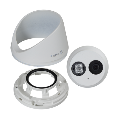 Telecamera IP 6 Megapixel - 1/2.8" Sensore a luce ultra bassa - Compressione H.265+ / H.265 - Lente 2.8mm / IR 30m - Built-in Mic and WDR Wide dynamic range - Truesense: Filtro di falso allarme