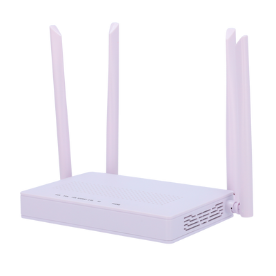 Marca Blanca Router ONT Wi-Fi 5 AC1300 - 4 Puertos LAN RJ45 10/100Mbps - 1 Puerto LAN/WAN RJ45 10/100/1000Mbps - 802.11ac 2x2 doble banda 2.4 y 5GHz  - Control Parental, Red de Invitados, EasyMesh - Diseñado para crea una red Mesh completa
