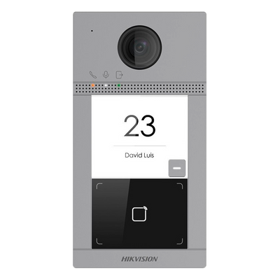 IP WiFi Video Doorman - 2 Mpx Camera | Two-way audio - Opening with MF sound | 2 relays - Mobile app with or without monitor - Suitable for exterior IP65 | IK08 - Installation set | PoE