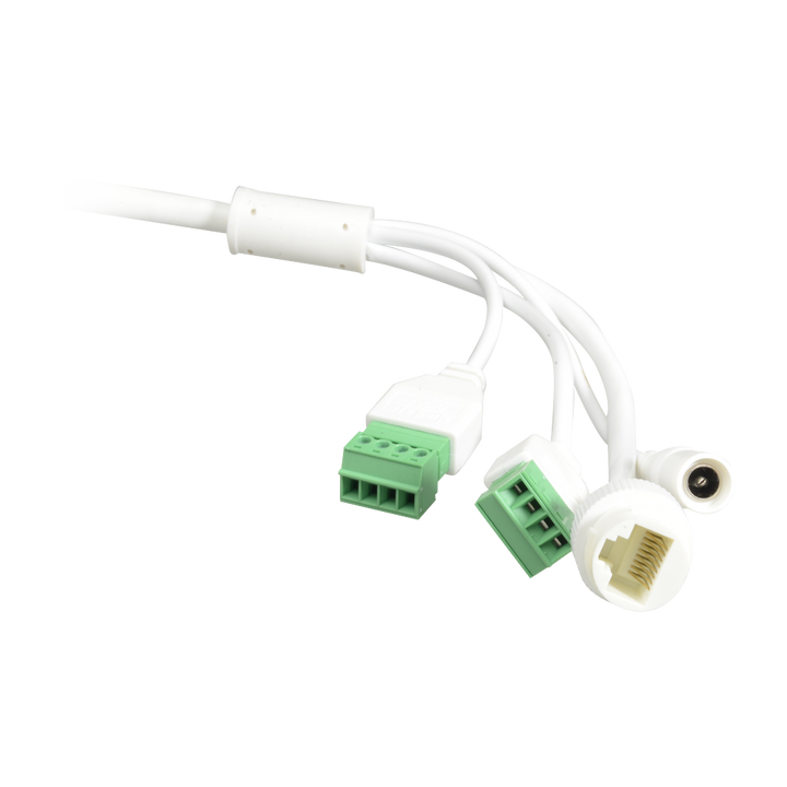Telecamera Dome IP 8 Megapixel - 1/3" Sensore Progressive Scan CMOS - Motion Detection 2.0 di persone e veicoli - Lente motorizzata 2.8~12 mm AF - Compressione H.265+ - Audio / Allarmi / PoE+