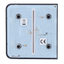 Panel táctil para interruptor de luz doble - Compatible con AJ-LIGHTCORE-2G - Retroiluminación LED - Panel táctil lateral sin contacto - Color grafito