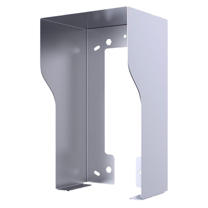 Video intercom cover - Specific for Akuvox AK-R20A video intercom - Measurements: 154mm (Al) x 87mm (An) x 50mm (Fo) - Made of galvanized steel - Rain canopy - Surface mounting