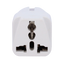 Adaptador - Enchufe Tipo G (UK) a Enchufe Tipo F (UE) - Voltaje 250V AC - Corriente máxima 10-16 A - Color blanco