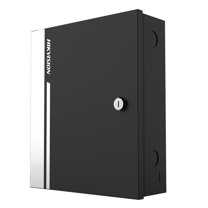 Controller di accessi RFID - Accesso con scheda o password - Comunicazione TCP/IP - 4 ingressi Wiegand - Uscita relè per 2 porte - Software iVMS-4200