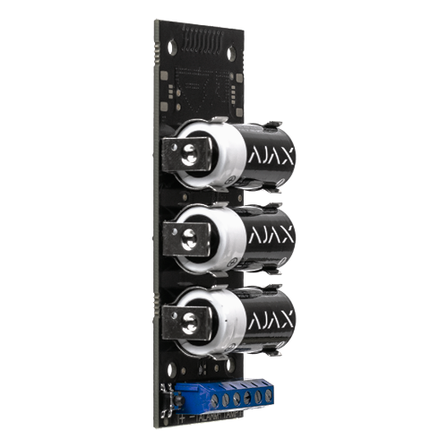 Trasmettitore via radio - Senza fili 868 MHz Jeweller - Ingresso cablato e allarme antimanomissione - Tamper anti-apertura (accelerometro) - Uscita di alimentazione 3.3 V - Distanza in spazio aperto 1600 m - Innowatt