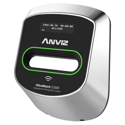 ANVIZ autonomous biometric reader - Iris and EM RFID card - 150 registrations / 50000 registers - TCP/IP, RS485, Wiegand 26 - SC011 controller included - ANVIZ UltraMatch included free