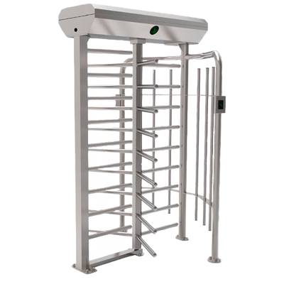 Tornello ad accesso bidirezionale - 9 bracci rotanti - Orari, allarmi e modalità di apertura - Dimensioni del passaggio 580 mm | Forza regolabile - Realizzato in acciaio inossidabile SUS316 - Compatibile con sistemi di terze parti