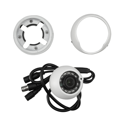 Telecamera dome Gamma 1080p PRO - 4 in 1 (HDTVI / HDCVI / AHD / CVBS) - 1/2.9" Sony© 2.19 Mpx Exmor IMX323 - Lente 2.8 mm | Mircofono integrato - IR LEDs portata 8 m - Menù OSD remoto da DVR