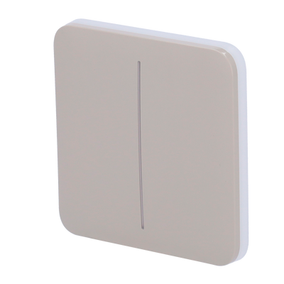 Ajax - LightSwitch SoloButton - Touch panel for double light switch - Compatibility with AJ-LIGHTCORE-2G - LED backlight - Touchless touch panel - Olive color