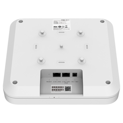 Reyee - AP Omnidirezionale Wi-Fi 6 ad Alta Densità - Frequenza 2.4 e 5 GHz  - Supporta 802.11a/b/g/n/ac/ax - Velocità di trasmissione fino a 6000 Mbps - Antenne MU-MIMO 4x4 in 2.4GHz, 4x4 in 5GHz