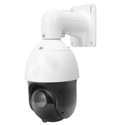 Telecamera motorizzata 4N1 1080p - 1/2.8” Progressive Scan CMOS - Velocità media 80º/segundo - Zoom ottico 25X (Lente 4.8~120 mm) Auto Iris - WDR | IR LED 100m | IP66 - supporto a parete incluso