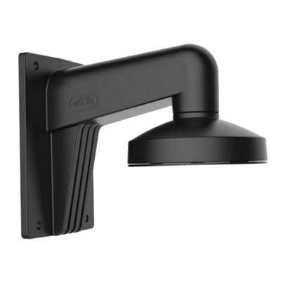 Wall bracket - Junction box - Suitable for outdoor use - Black color - Cable gland