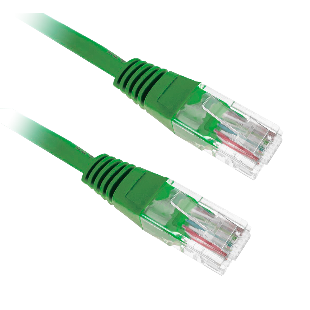 Cavo UTP Safire - Ethernet - Connettori RJ45 - Categoria 5E - 0.3 m - Colore verde