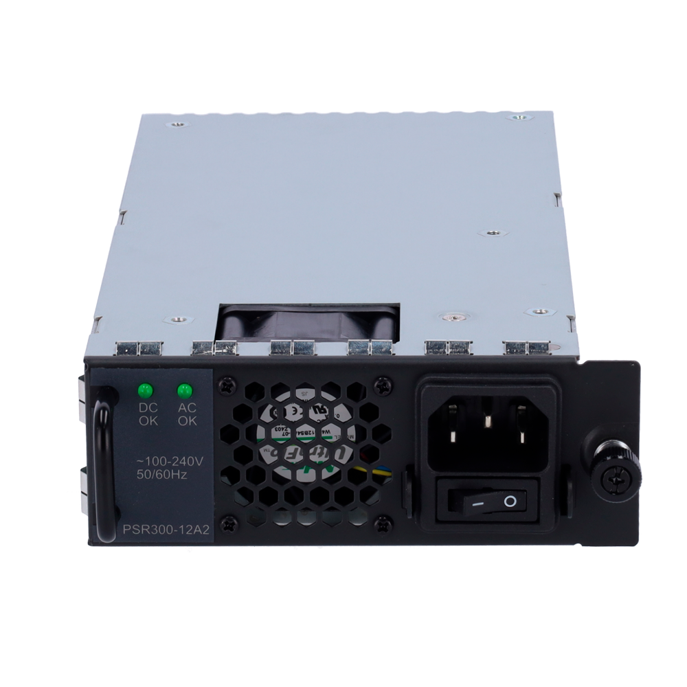 Fuente de alimentación Uniview - Salida DC 12 V 25 A / 312 W - Voltaje de entrada 90 ~ 264VAC - 234,9 × 40,13 × 101,6 mm - Compatible con las series UNICORN y UV-NVR516