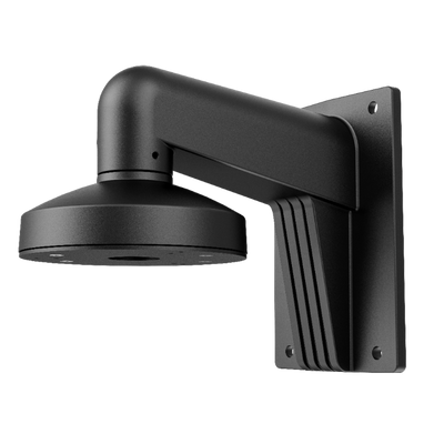 Wall bracket - Suitable for domes - Suitable for outdoor use - Black color - Cable gland
