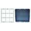 Panello frontale e cassa di registrazione - Specifico per videocitofoni - Compatibile con moduli XS-V2000E-M(X) - Fino a 9 moduli - Cassa fabbricata in acero - Pannello fabbricato in acero inossidabile