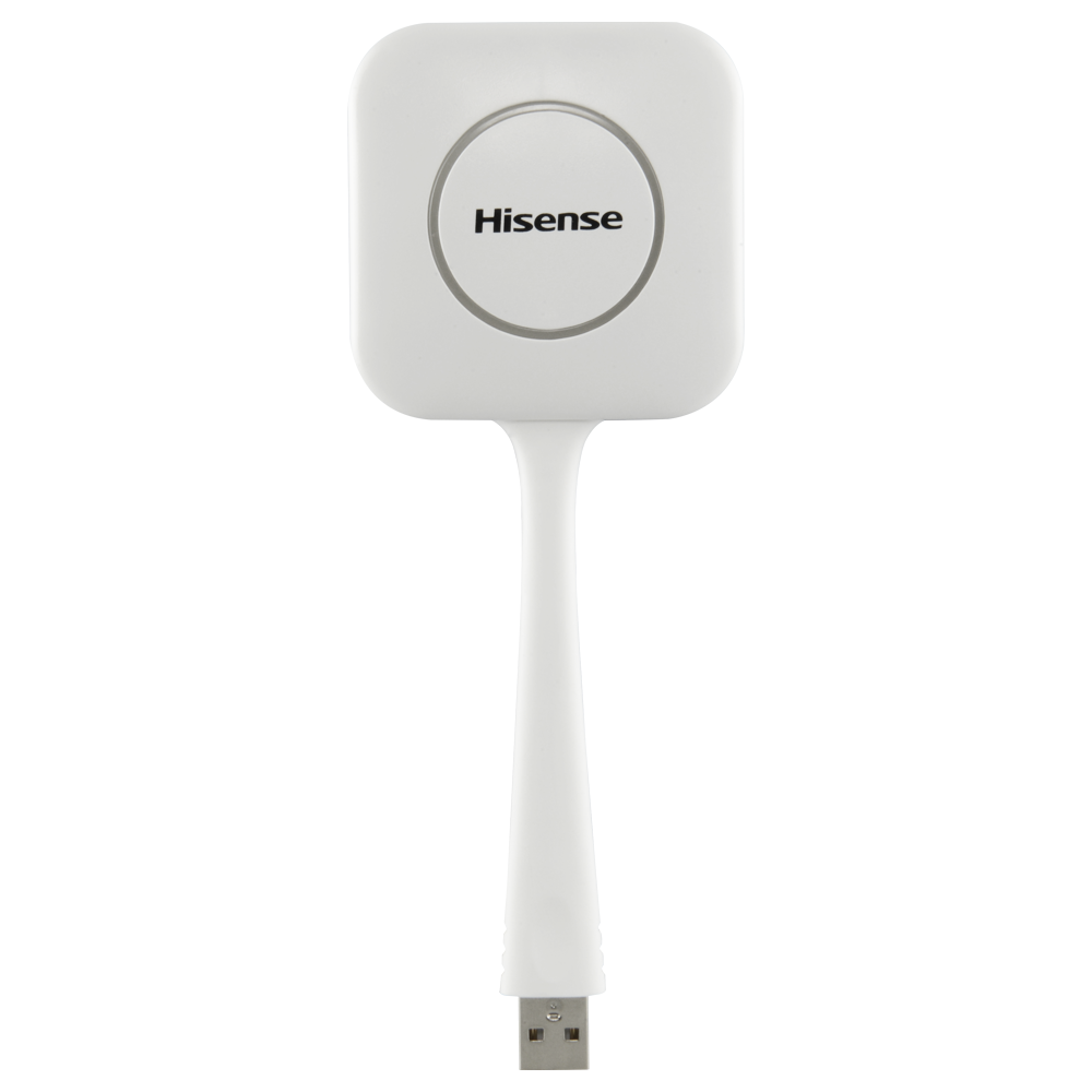 Trasmettitore wireless USB 2.0 Hisense - Pulsante On/Off - Distanza massima. di trasmissione 15m - Connessione 5G