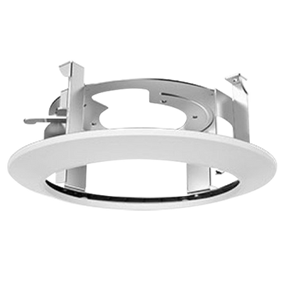 Roof mount camera support - For dome cameras - Indoor use - White color - Aluminum alloy and ABS
