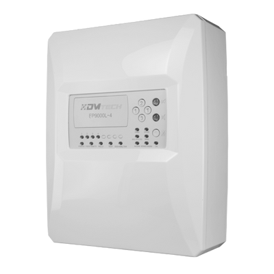 Central convencional de 4 zonas - 2 salidas de sirena - 2 salidas de alarma y fallo y 2 salidas de relé configurables - Salida de repetidor - Hasta 30 detectores por zona - Detección automática de resistencia de fin de línea