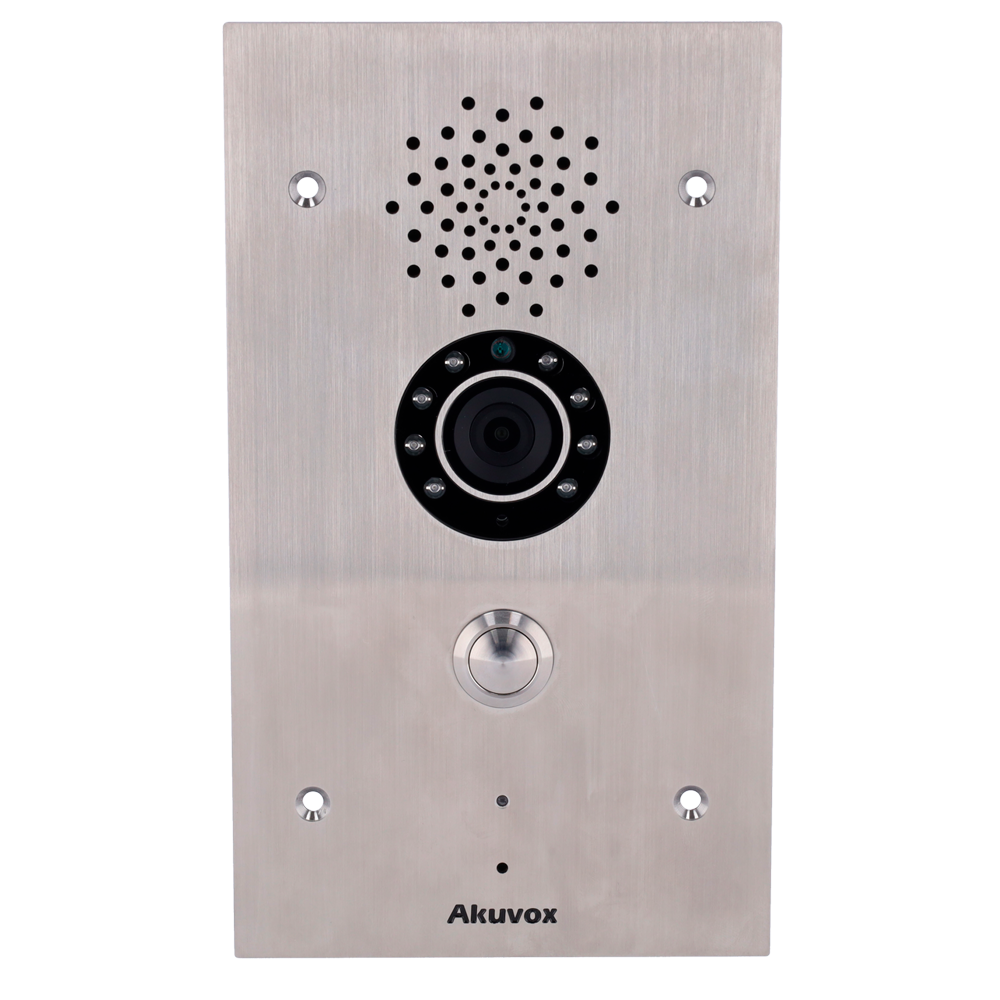 Locked anti-vandal IP video doorman - 2 Mpx camera | Two-way audio Crystal Clear - 2 relays - Emergency intercom | PoE, SIP Standard - Mantenimiento Cloud - Connection of monitors and platforms via the Cloud