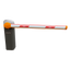 Barrera de aparcamiento de altas prestaciones - Brazo recto de 4 m - Apertura izquierda - Intermitentes LED | Borde de seguridad de goma - Modo de emergencia - Posibilidad de batería de respaldo