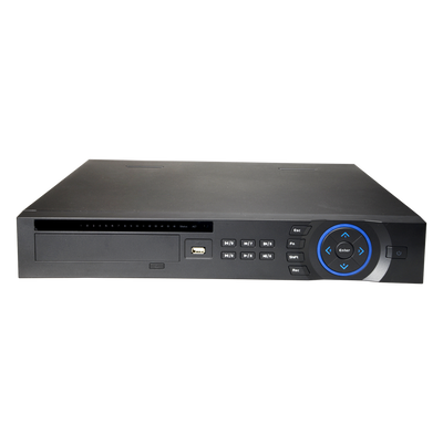 Grabador de vídeo digital HDCVI - 4 CH HDCVI / 4 CH audioP - 1080P (12FPS) /720p (25FPS) - Entradas/salidas de alarma - Salida VGA, HDMI Full HD - Permite 2 discos duros