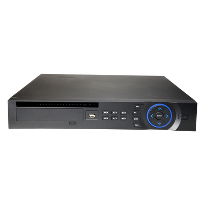 HDCVI digital video recorder - 4 CH HDCVI / 4 CH audioP - 1080P (12FPS) /720p (25FPS) - Alarm In/Out - VGA, HDMI Full HD output - Admits 2 hard drives