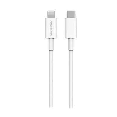 Veger - Cable USB2.0 - Carga rápida 60W - USB-C a Lightning - Cubierta de metal trenzado  - Longitud 1m