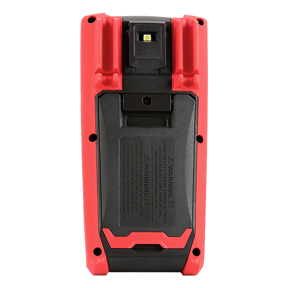 Multímetro digital - Pantalla LCD de hasta 6000 cuentas - Medición de tensión CC y CA hasta 1000V - Medición de intensidad CC y CA hasta 10A - Alta precisión CA con función True RMS - Medición de resistencia, capacitancia y frecuencia - Medición