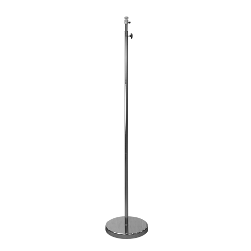 Supporto con pedana per telecamera - Estensibile 99~135 cm - Rotula rotazione 360º - Occhielli a sezione passacavi - Base circolare
