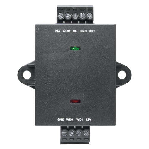 Controller anti-manomissione ZKTeco - per installazioni automatiche - Ingressi Wiegand crittografati e pulsante - Uscita relay NO/NC - Controllo del tempo di apertura - Alimentazione DC 12 V