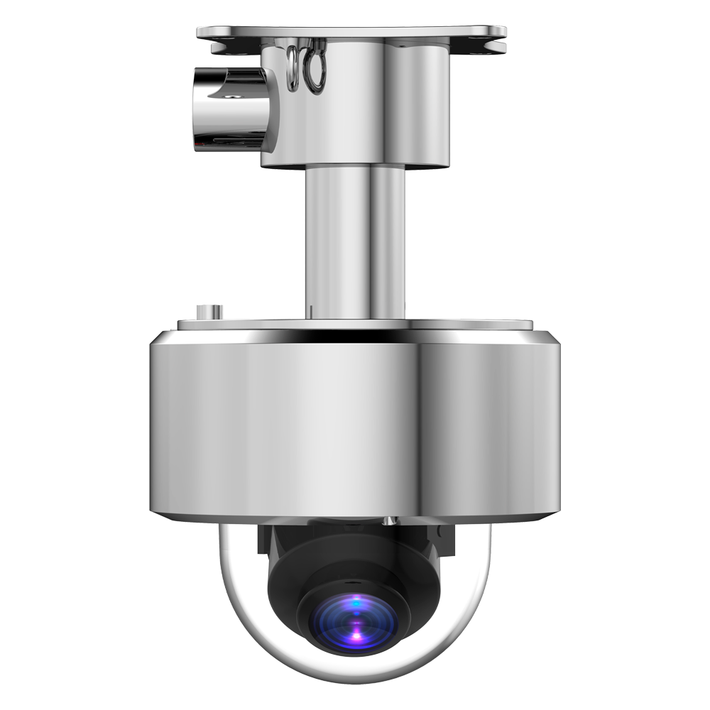 Telecamera IP Explosion Proof 4 Mp - 1/1.8" Progressive Scan CMOS - Ottica motorizzata 2.8 -12 mm AF - IR LEDs portata 40 m - Alloggiamento in acciaio inox 304 resistente alla corrosione - Impermeabilità IP68