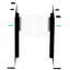 Torniquete de acceso bidireccional - Puerta batiente acrílica - Horarios, alarmas y modos de apertura - Dimensiones de paso 600mm | Motor sin escobillas - Fabricado en acero inoxidable pintado - Compatible con sistemas de terceros