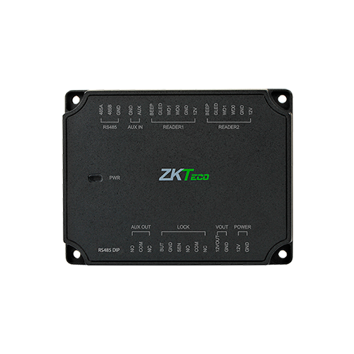 Controlador de acceso extensor - Acceso con tarjeta o contraseña - Comunicación RS485 - 2 lectores Wiegand - Salida de relé para 1 puerta - Requiere controlador maestro ZK-C2-260
