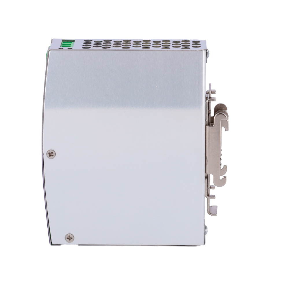 Switched power source - DC 12V 6.3A / 75W output - AC100V-240V /50Hz-60Hz input voltage - 103 (Fo) x 125 (Al) x 33 (An) mm - DIN rail mounting - Protection: Overload /Overvoltage/Short circuit