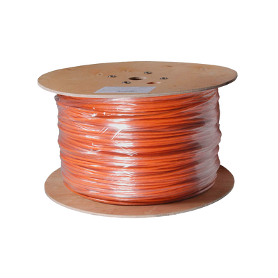 Cable FTP Cat 6A libre de halógenos - Conductor 99,9% cobre - CPR class: Dca - Cumple con 90m Fluke test - Rollo de 505 metros/Color naranja