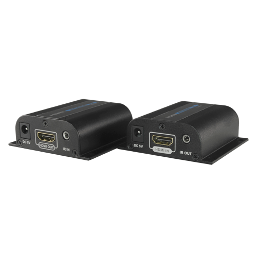 Extender attivo HDMI - Trasmettitore e ricevitore - Distanza 60 m - Su cavo UTP Cat 6 - Fino a 1080p - Alimentazione DC 5 V
