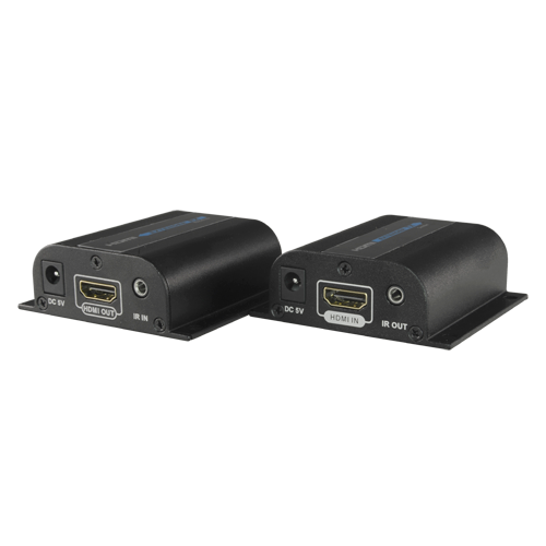 HDMI Active Extender - Transmitter and Receiver - 60m Distance - Over Cat 6 UTP Cable - Up to 1080p - DC 5V Power Supply